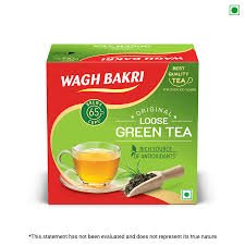 WAGH BAKRI GREEN TEA SHUDH KAHWA 25 TEA BAGS ( BUY 1 GET 1 FREE )