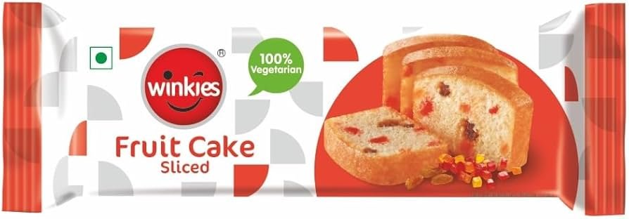 WINKIES VEG FRUIT CAKE SLICED 110G