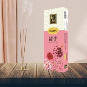 ZED BLACK IKSHA KESAR ROSE AGARBATHI STICKS 100G