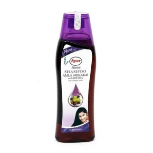 AYUR HERBALS AMLA & SHIKAKAI WITH REETHA SHAMPOO 500ML