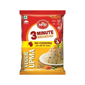 MTR 3 MINUTE BREAKFAST VEGGIE UPMA 60G