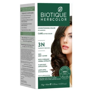 BIOTIQUE HERBCOLAR 3N DARK BROWN HAIR COLOR