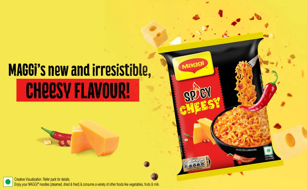 MAGGI SPICY CHEESY NOODLES 76G