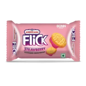 AMERICANA FLICK STRAWBERRY CREAM BISCUITS 54G