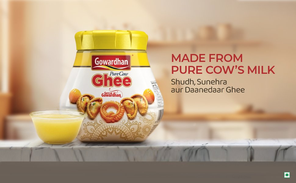 GOWARDHAN PURE COW GHEE 1 KG