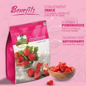 JEWEL FARMER DRIED STRAWBERRIES 250G