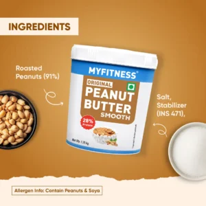 MYFITNESS ORIGINAL PEANUT BUTTER SMOOTH 1.25KG