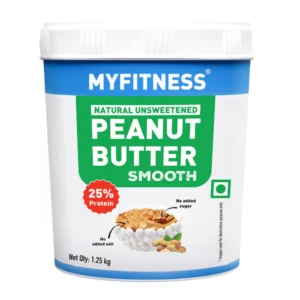 MYFITNESS NATURAL UNSWEETENED PEANUT BUTTER SMOOTH ( 510G )