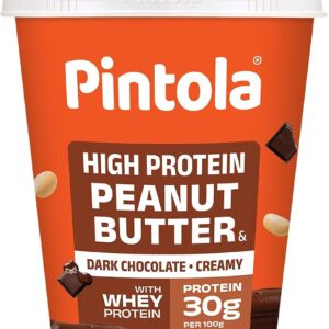 PINTOLA HIGH PROTEIN PEANUT BUTTER ( DARK CHOCOLATE ) CREAMY 1KG