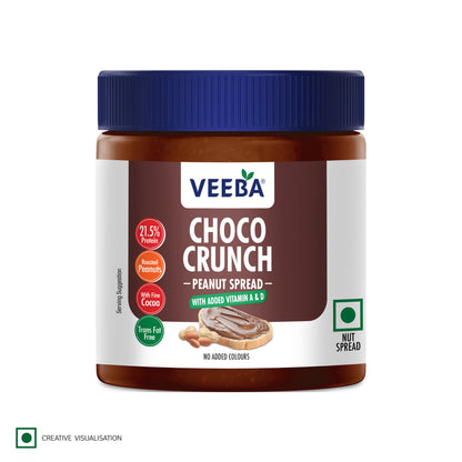 VEEBA CHOCO CRUNCH PEANUT SPREAD 340G