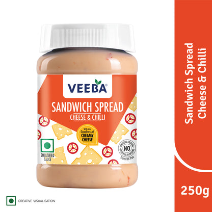 VEEBA SANDWICH SPREAD CHEESE & CHILLI 250G