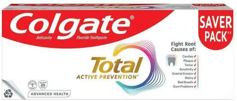 COLGATE TOTAL ACTIVE PREVENTION TOOTHPASTE 280G