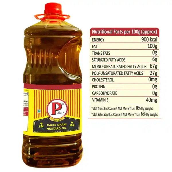 P MARK KACHI GHANI MUSTARD OIL 500ML